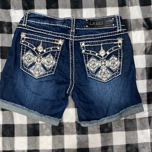 LA IDOL Jean Shorts